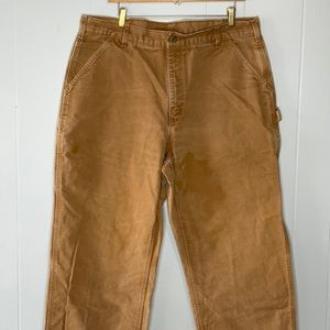 Vintage Carhartt Lined Double Knee Pants Sz 38 X 32